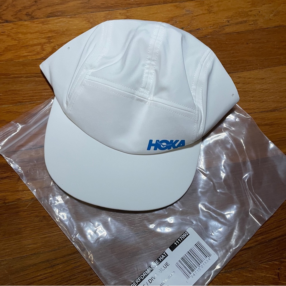 Hoka Performance Hat White/Blue
